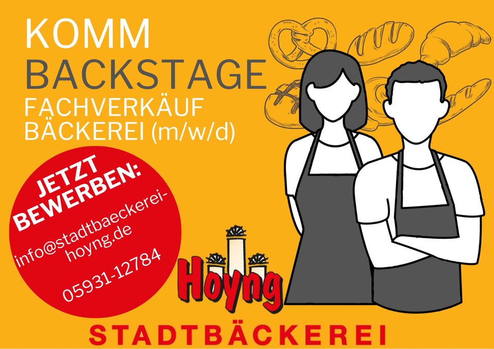 Bäckereifachverkäufer / Bäckereiverkäufer / Verkäufer (m/w/d) in Meppen