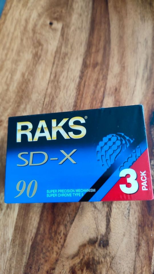 RAKS SD-X  90 N E U 3 er Pack, Original verschweißt in Regensburg