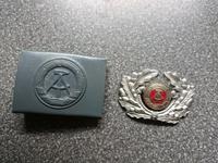DDR Mützenkranz Kokarde Militaria NVA Koppel-Schloss Berlin - Friedenau Vorschau