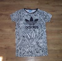 Adidas Kleid Longshirt schwarz weiß Gr. 36 S UK 10 Niedersachsen - Heemsen Vorschau