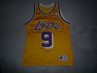 vintage NBA LA Lakers Champion Trikot Nick van Exel 9 gelb Gr.40 Mitte - Wedding Vorschau