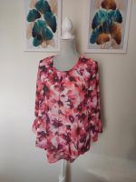 Gerry Weber Bluse Tunika rot mit Blumen, Größe L Thüringen - Römhild Vorschau