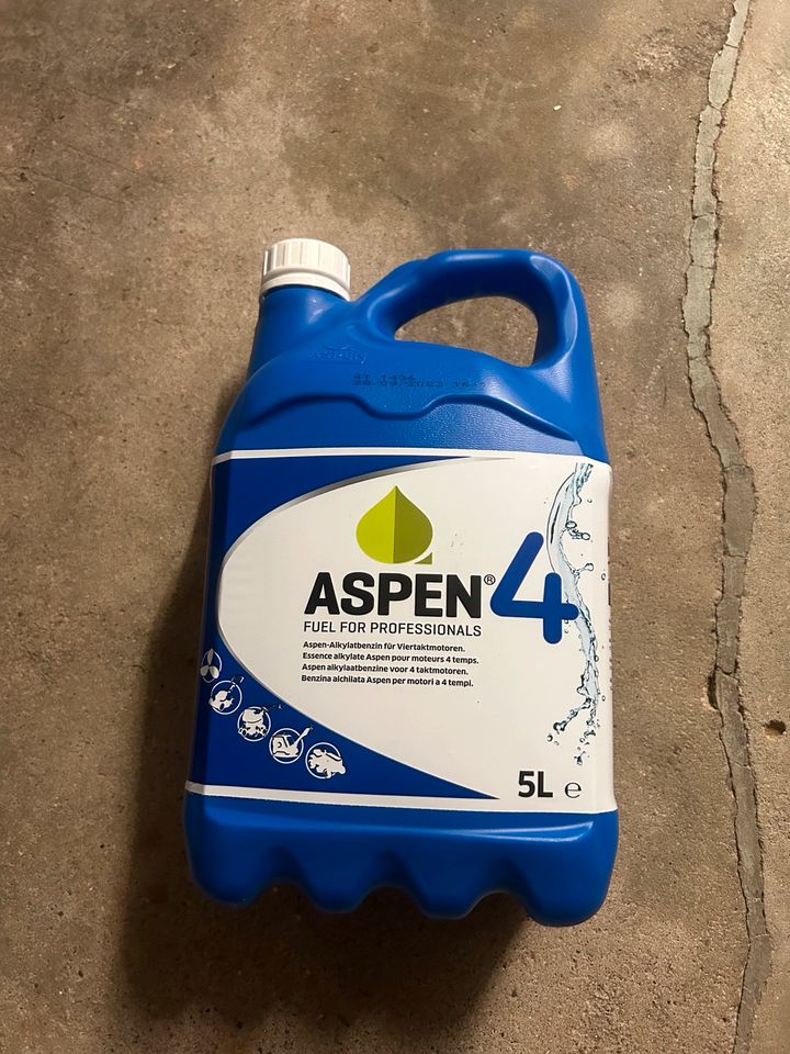 Aspen 4 Fuel for Pro. 5 Liter-Kanister für Rasenmäher usw. in Oberursel (Taunus)