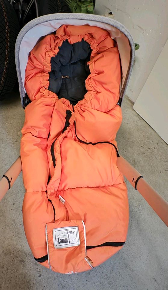 Babynest Fußsack Odenwälder Daunen und Federn  Winter in Stuttgart