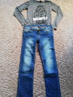 Jeans und Shirt, Gr 158/164 Sachsen-Anhalt - Köthen (Anhalt) Vorschau