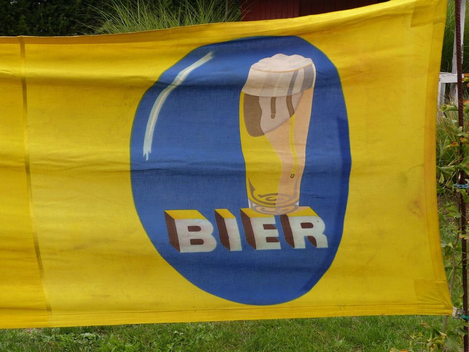 alte Fahne BIER Kirchweih Brauerei in Herzogenaurach