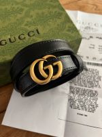 Gucci GG Marmont Gürtel schwarz mit Rechnungskopie Hessen - Lampertheim Vorschau
