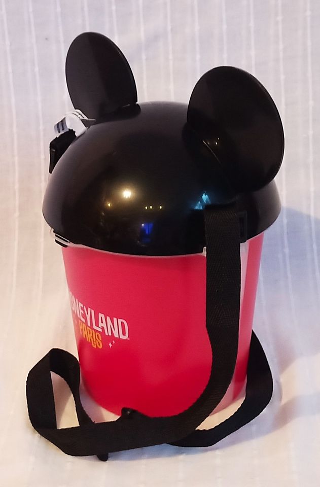 DISNEY Disneyland Paris POPCORN-EIMER Mickey Mouse POPCORN-BECHER in München