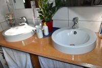 2 runde Aufsatzwaschbecken  -gebraucht ohne Wasserhahn Nordrhein-Westfalen - Lemgo Vorschau
