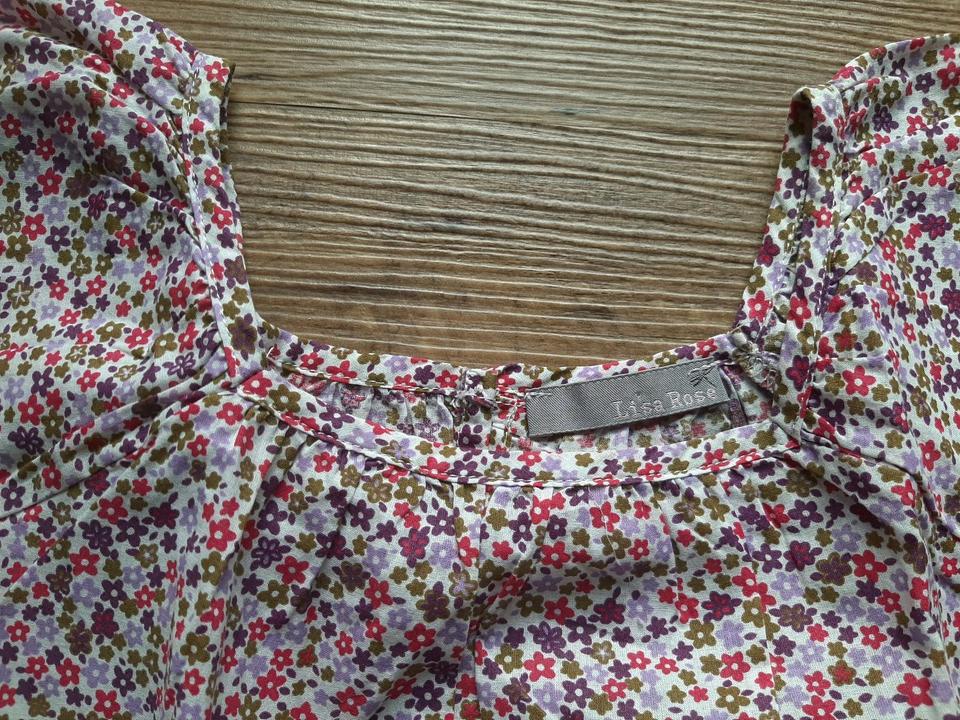 Shirt T-Shirt Bluse Mädchen Sommer Größe 140 Lila Rose in Beelitz