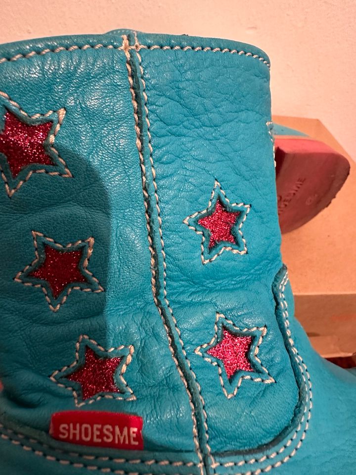 Stiefel blau mit süßem Innendesign von Shoesme 29 in Königswinter
