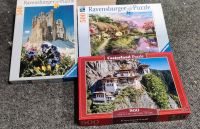 Puzzlepaket 3 Puzzle 500 Teile Ravensburger Castorland Hessen - Ginsheim-Gustavsburg Vorschau