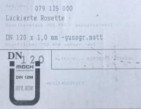 Kamin Rosette DN 120 x 1,0 mm gussgrau Thüringen - Bad Liebenstein Vorschau