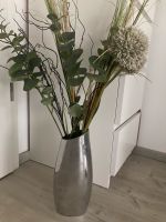 Vase silber Aluminium Blumen Zweig Eukalyptus von Depot Hessen - Rüdesheim am Rhein Vorschau