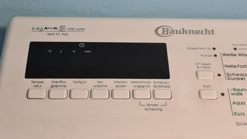 Waschmaschine Toplader Bauknecht WAT PL 965 in Wiesbaden