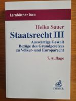 Staatsrecht III Heiko Sauer 7. Auflage 9783406788505 Neuwertig Nordrhein-Westfalen - Düren Vorschau