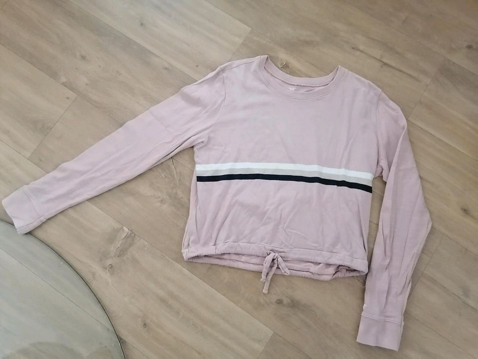 Langarm Shirt rosa Streifen Hollister Gr. S 36 in Biebergemünd