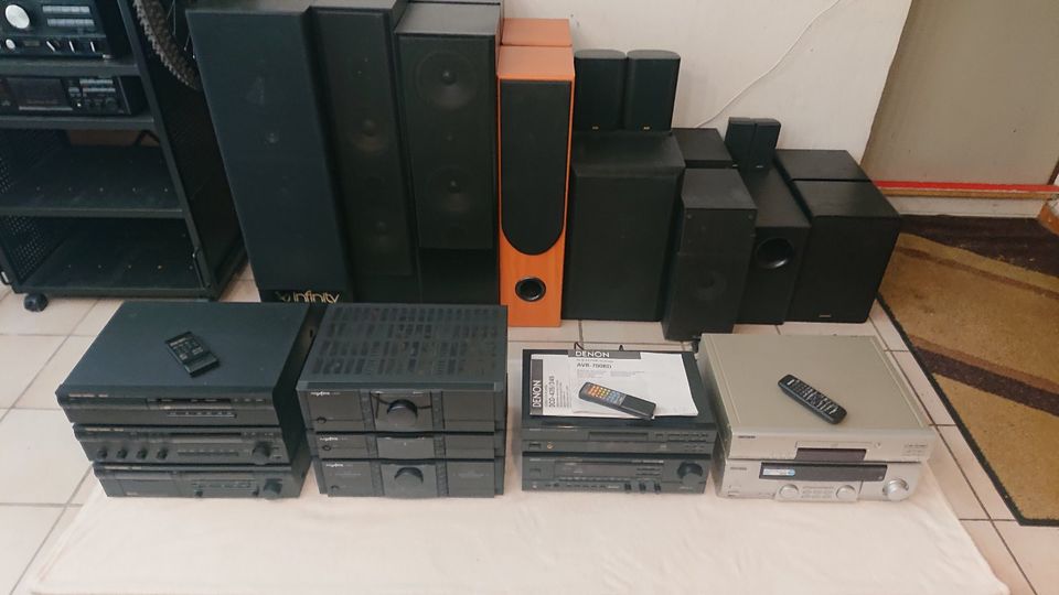 Verschiedene Stereoanlagen 90er Jahre Hifi / Sammlungs Auflösung in Blieskastel