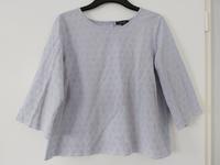 King Louie Bluse 38 40 M L Hellblau Vintage Stickerei Retro Blüte Niedersachsen - Jork Vorschau