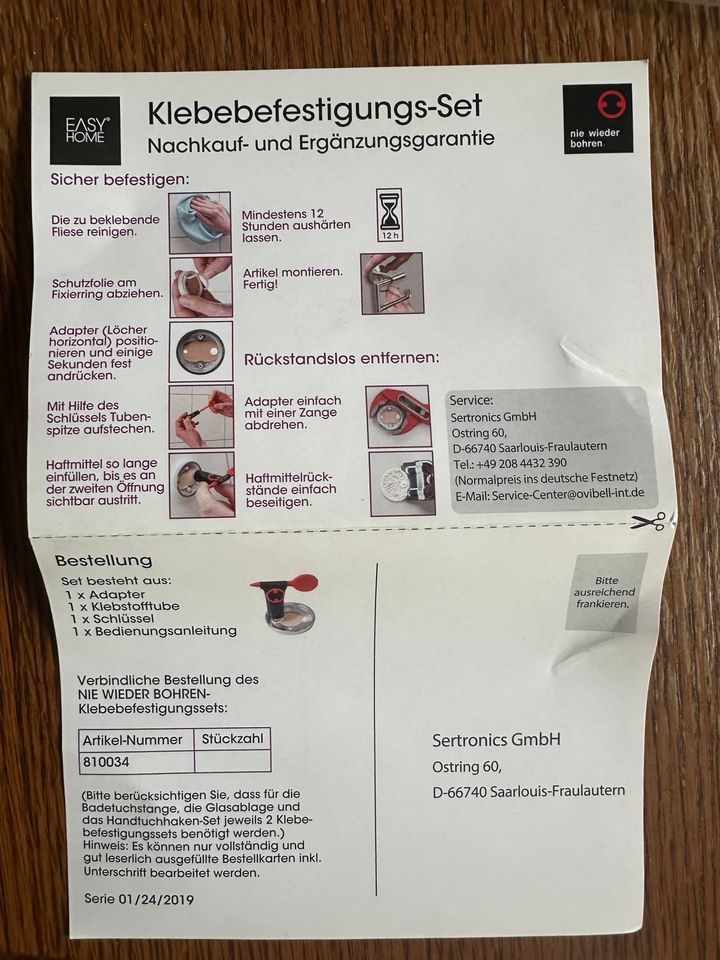 Handtuchstange 2-Arm Neu - Originalverpackung in Herne