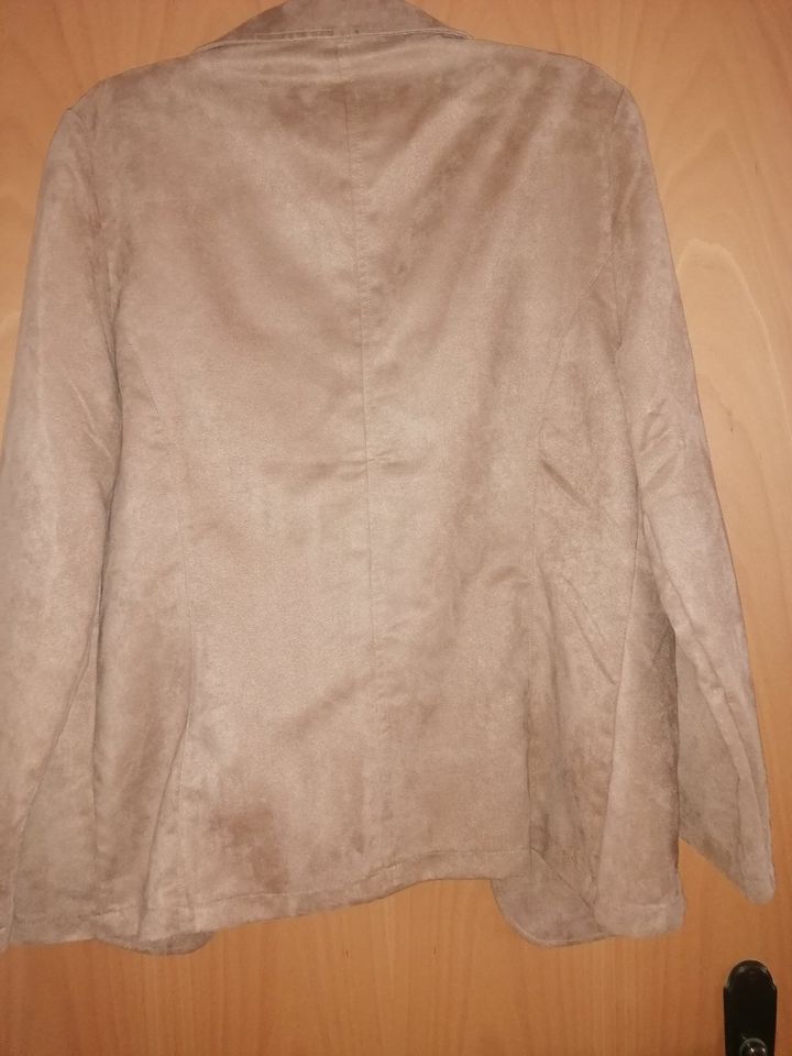 Damen-Jacke-Blazer Gr. 42 v. TCM, Farbe beige/hellbraun in Malsch