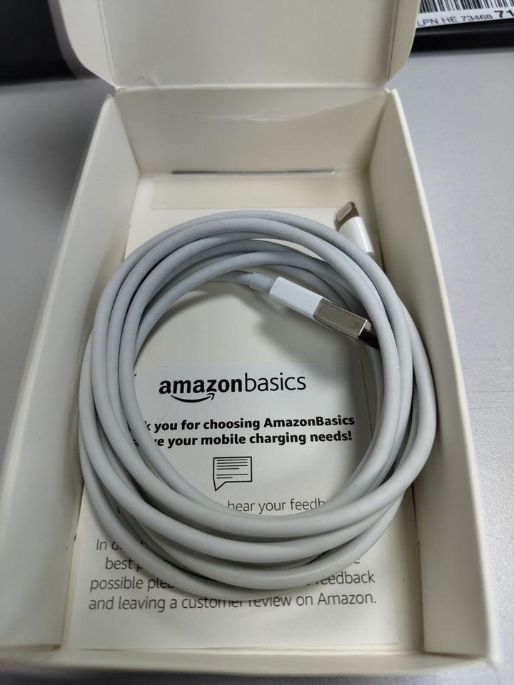 Amazon Basics – Verbindungskabel Lightning auf USB-A, MFi-zertifi in Körle