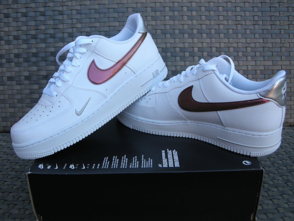 Nike Air Force 1´07 Sneaker Gr. 45 weiß bronze FD0654-100 in Wolfsburg