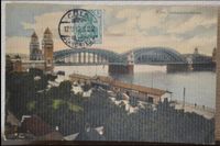 Köln Hohenzollernbrücke alte Ansichtskarte von 1912 Nordrhein-Westfalen - Mechernich Vorschau