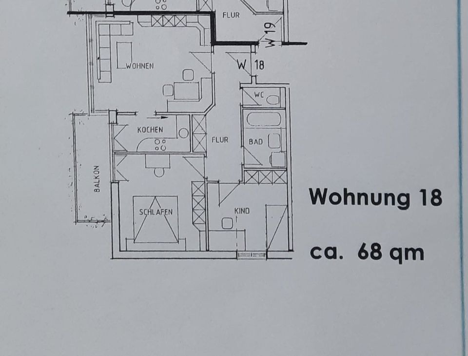 Schöne 3-Zimmer-Wohnung mit Einbauküche in Obergünzburg in Obergünzburg