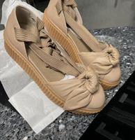 Sandalen Bow Creeper Sandal Fenty Rihanna 38 Natural Nordrhein-Westfalen - Gütersloh Vorschau