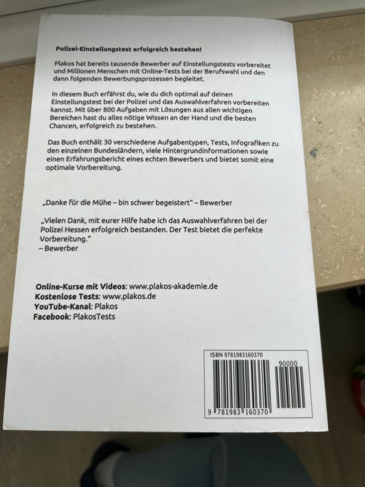 Polizei Einstellungstest Buch in Nideggen / Düren