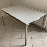 Tisch, verchromt/Hochglanz weiß, 135 x 85 cm Bayern - Donauwörth Vorschau