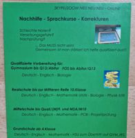 Sprachkurse (Englisch bis C2/Deutsch bis C2/Französisch bis A2) Bayern - Fürth Vorschau