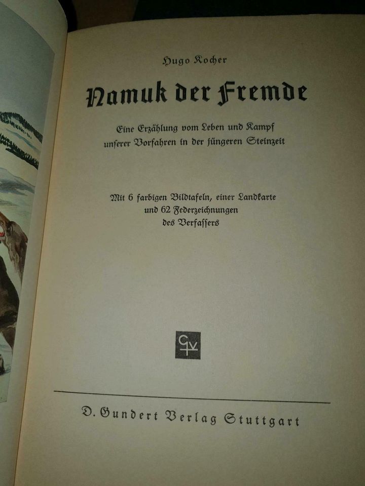 Altes Buch: "Namuk der Fremde" von Hugo Kocher (1936) in Dresden