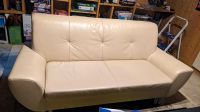 Creme Farbendes 2-3er Sofa Kunstleder Hessen - Solms Vorschau