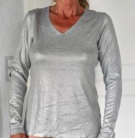 Manguun silber Glitzer Shirt 42 neu Nordrhein-Westfalen - Krefeld Vorschau