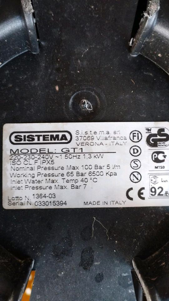Hochdruckreiniger Sistema GT1 in Bremervörde