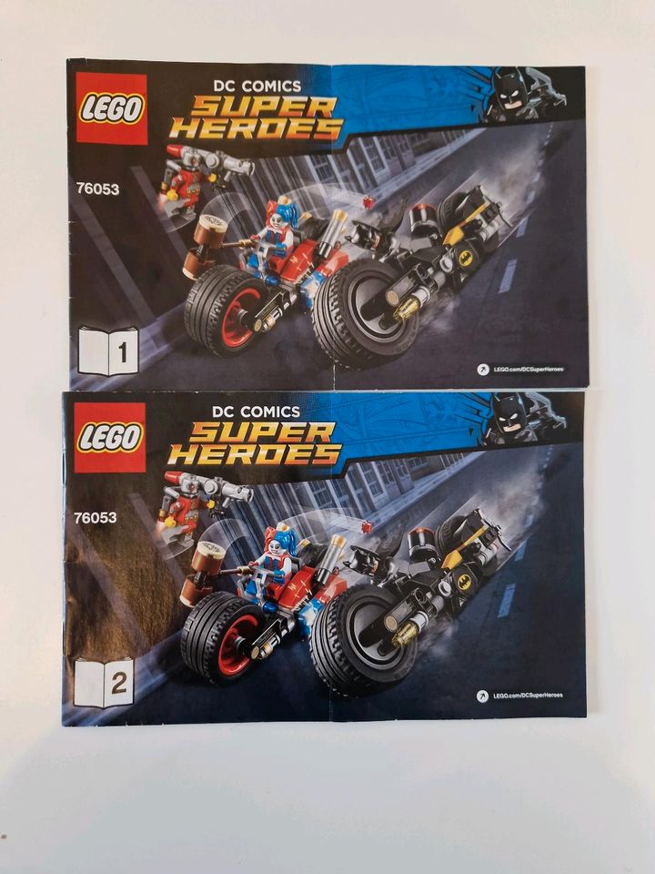 Lego 76053 Batcycle Batman Harley Quinn ❤️vollständig❤️ in Osterby bei Medelby