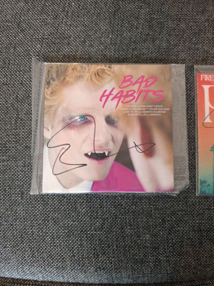 Ed Sheeran CD Signiert Autogramm Unterschrift in Pfarrkirchen