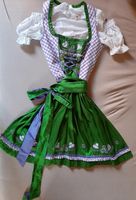 Mini Dirndl Alpenherz lila-grün inkl. Schürze und Bluse Bayern - Bad Füssing Vorschau