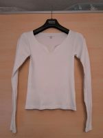 Brandy Melville Langarmshirt weiß Basic Stuttgart - Sillenbuch Vorschau