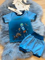 ❤️ Handmade!Set Gr.104 T-Shirt+ kurze Pumphose Roboter Rosty❤️ Nordrhein-Westfalen - Herne Vorschau