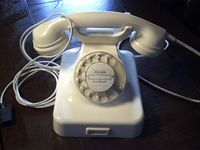 Altes Bakelit Telefon W48, TAE Stecker Mecklenburg-Vorpommern - Görmin Vorschau