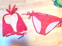 Bikini M 38 rot orange Bayern - Landshut Vorschau