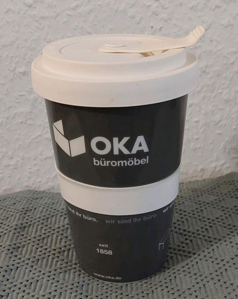 Coffee to go Becher Kaffeebecher Porzellan Mahlwerck K18 in Löbau