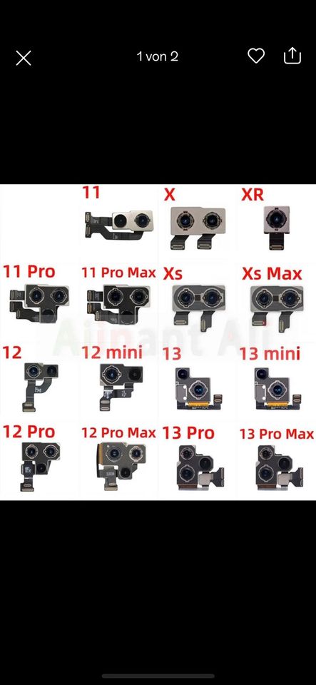 iPhone X XS 11 12 13 14 15 Pro Max  Mini Display Kamera Reparatur Aktion Garantie ✅ in Berlin