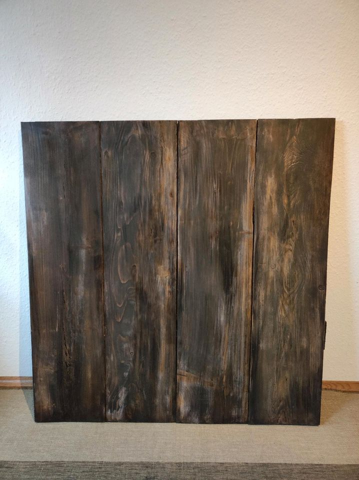 Holzplatte / Tischplatte aus Bohlen, gebeizt in Werl