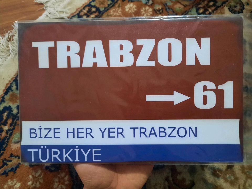 Bize heryer Trabzon Retro Poster 20 x 30 cm Bayram in Pfaffenhofen