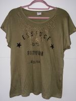 Vero Moda Damen T-Shirt Gr L 40 grün goldene Glitzer Nieten Nordrhein-Westfalen - Herne Vorschau