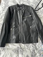 Lederjacke Zara schwarz Bayern - Germering Vorschau